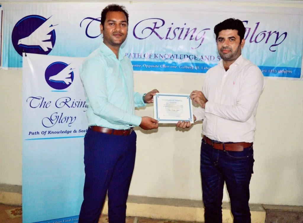 Certificate presentation